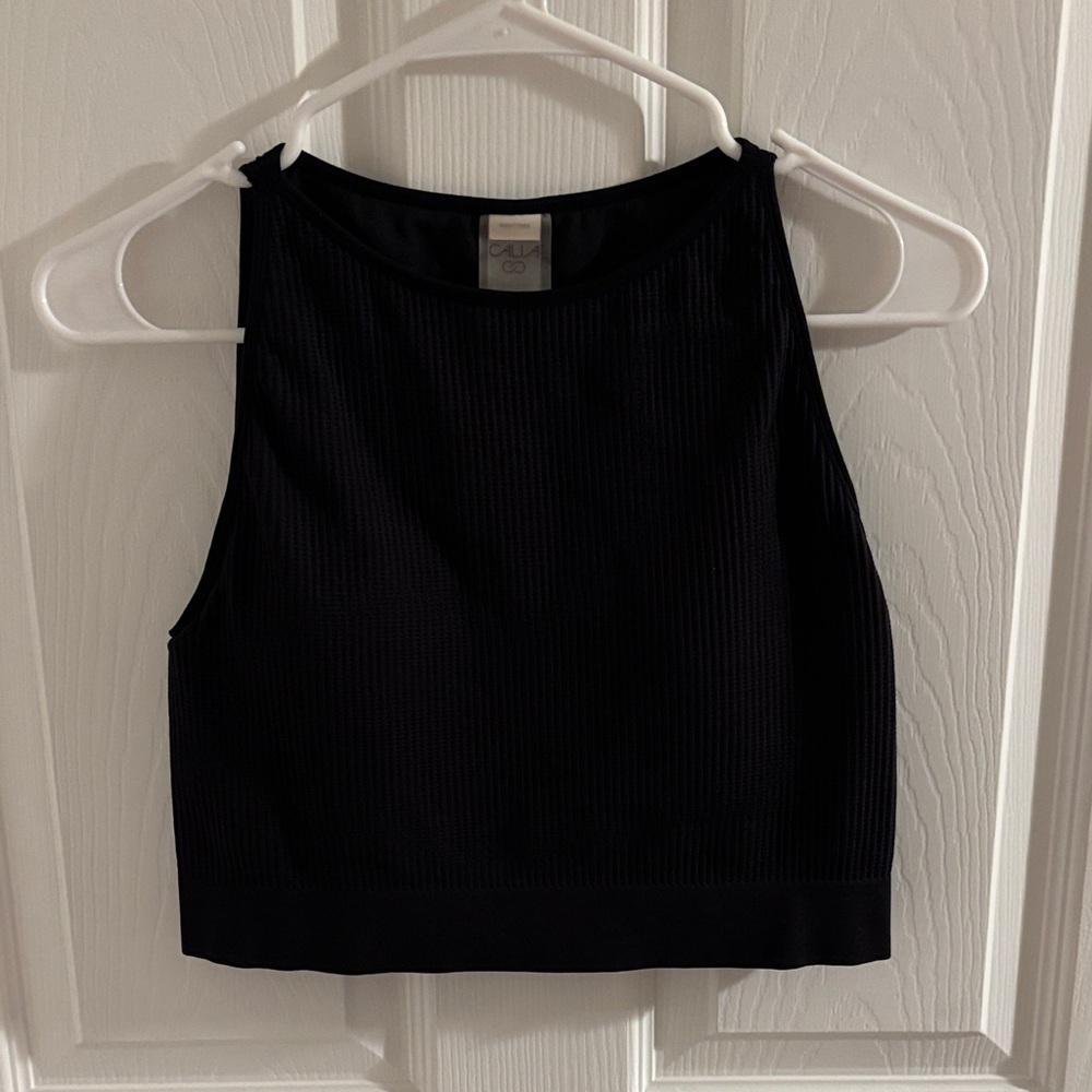 🌷3 items for $30🌷▪️ CALIA ▪️Black Textured Tank Top